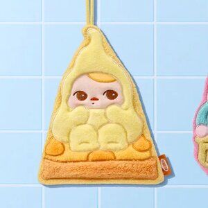 Scrambled Egg Toast - NEW Sealed Pop Mart Pucky Egg Beanie Hand Towel
